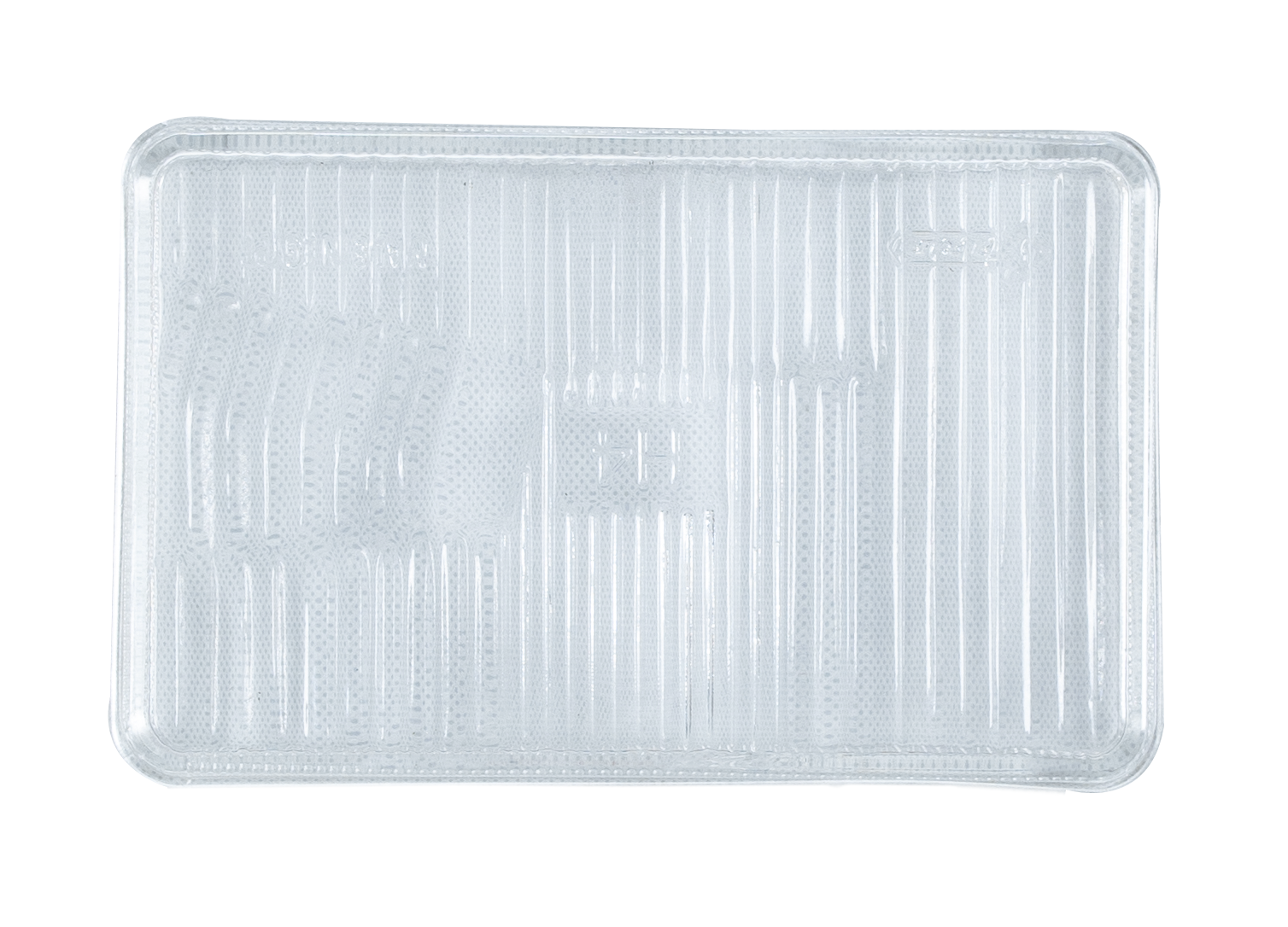 FRONT HEADLIGHT GLASS UNIVERSAL SQUARE - FIAT